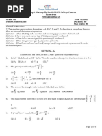 XII Pre Board