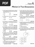 4 Motion in A Plane-PYQ