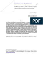 Los Enfoques de Salud Intercultural en Los Ámbitos de Gestión e Investigación en Argentina