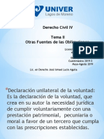 Fuente de Las Obligaciones. Otras Fuentes de Las Obligaciones.