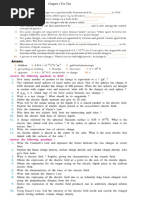 1.electric Charge & Fields - Test