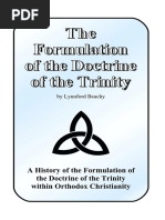 The Formulation of The Doctrine of The Trinity