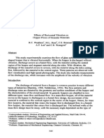 Effects of Horizontal Vibration On Hopper Flows of Granular Materials (1997)