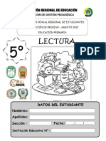 5 Lectura - Primaria Ece 2022