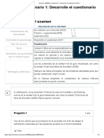 Examen - (AAB02) Cuestionario 1 - Desarrolle El Cuestionario EVA 1