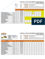 Cartilla de Mantenimiento - Motoniveladora Komatsu GD555-5