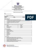 Home Visitation Form