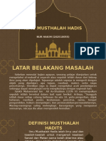 Nur Hakim - Musthalah Hadits