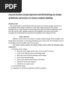 SANITARY DESIGN Technical Report