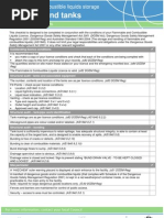 Checklist For Above Ground Tanks-Queensland