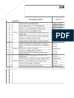 Machine Check Sheet