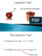 Spanish Powerpoint Hay There Is There Are