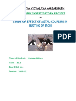 Effect of Coupling On Metal Rusting