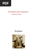 Affective Filter Hypothesis