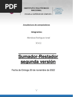 Sumador-Restador Segunda Versión