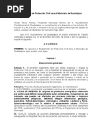 GDL.-Reglamento de Protección Civil para El Municipio de Guadalajara