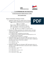 Lista 1 - Linear2 - 2019 - 2