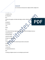 Cad Cam MCQ Questions Answers