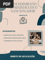 Grupo 5 - Procedimiento Administrativo Sancionador