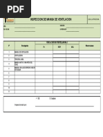 6 - Inspección de Mangas de Ventilacion