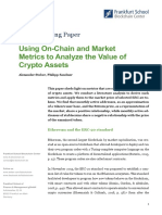 2020 Using On Chain and Market Metrics To Analyse The Value of Crypto Assets