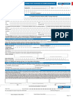 Request Form For Changes in Demographics PDF