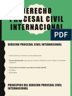 Derecho Procesal Civil Internacional