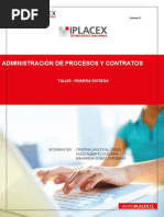 TALLER 1 Administración de Procesos y Contratos