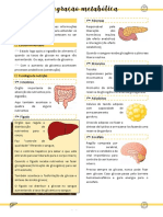 Resumo Integração Metabólica