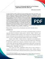 A Importância Das Atividades Práticas No Ensinoaprendizagem de Ciências