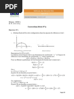 Correction Série N2 MEF ENER2 Octobre 2022