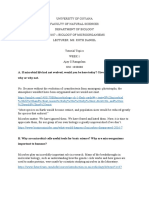 BIO2107 - Tutorial 1 Discussion Points