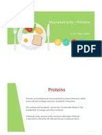 Macronutrients - Proteins