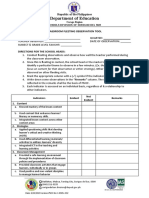 Classroom Fleeting Observation Tool