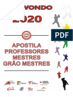 Apostila de Taekwondo 2020 para Faixas Coloridas