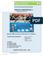 10° Grado A - B - C - D Proyecto Cientifico 2