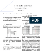 Conteo Con Display y Timer en C (PIC16F628A)