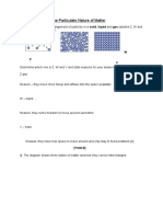 Particulate Nature of Matter - Exercise