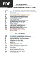 WVC 2023 Calendar of Events