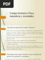 Campo Formativo Ética, Naturaleza y Sociedades