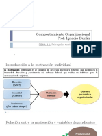 TEMA 3.1 - Principales Teorías de Motivación (2022)