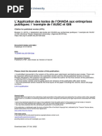 L'application Des Textes de L'ohada Aux Entreprises Publiques - Boukari Salifou