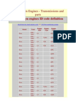 Volkswagen Engine Code