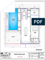 Residence Belongs To Prasad: Working Drawing