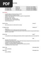 Maturita Topic Holidays and Celebrations