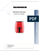 Manual Air Fryer Heinner 1250drd