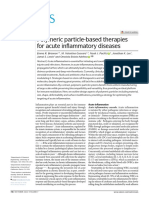 Reviews: Polymeric Particle-Based Therapies For Acute Inflammatory Diseases