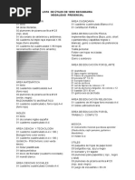 Lista de Útiles Secundaria (Presencial)