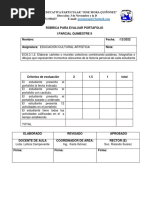 RÚBRICA DE EVALUACIÓN ECA 1parcial Quimestkjjjhjre 2