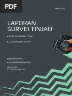 Laporan Survei Tinjau IUP Tika Wali Mandiri (Kurang Lampiran)